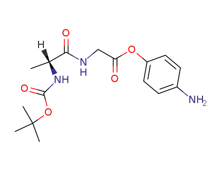 ((R)-2-tert-Butoxycarbonylamino-propionylamino)-acetic acid 4-amino-phenyl ester