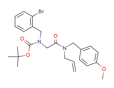 {[Allyl-(4-methoxy-benzyl)-carbamoyl]-methyl}-(2-bromo-benzyl)-carbamic acid tert-butyl ester