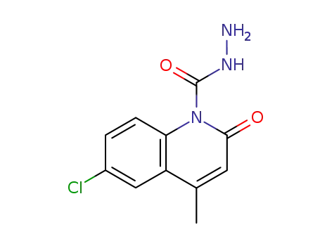 1-hydrazido-6-chloro-4-methylquinolin-2-one