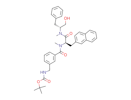 [3-({(R)-1-[((R)-1-Hydroxymethyl-2-phenyl-ethyl)-methyl-carbamoyl]-2-naphthalen-2-yl-ethyl}-methyl-carbamoyl)-benzyl]-carbamic acid tert-butyl ester