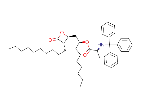 (S)-2-(Trityl-amino)-propionic acid (S)-1-((2S,3S)-3-decyl-4-oxo-oxetan-2-ylmethyl)-octyl ester