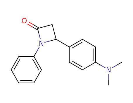 2-Azetidinone, 4-[4-(dimethylamino)phenyl]-1-phenyl-