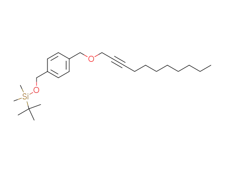 1-(tert-Butyldi-methylsilyloxymethyl)-4-(2-undecynyloxymethyl)benzene