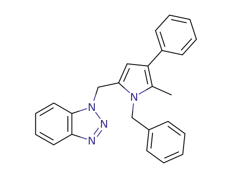 1-(1-Benzyl-5-methyl-4-phenyl-1H-pyrrol-2-ylmethyl)-1H-benzotriazole