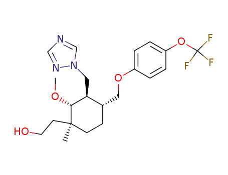 2-[(1S,2R,3R,4R)-2-Methoxy-1-methyl-3-[1,2,4]triazol-1-ylmethyl-4-(4-trifluoromethoxy-phenoxymethyl)-cyclohexyl]-ethanol