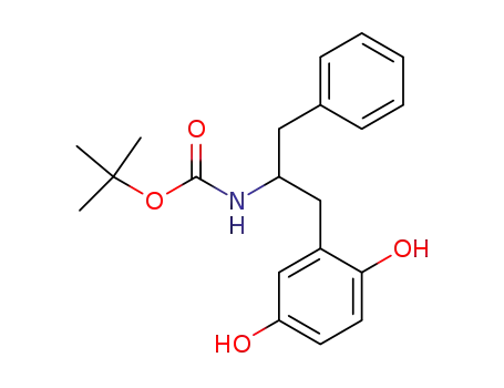 Carbamic acid, [1-[(2,5-dihydroxyphenyl)methyl]-2-phenylethyl]-,
1,1-dimethylethyl ester