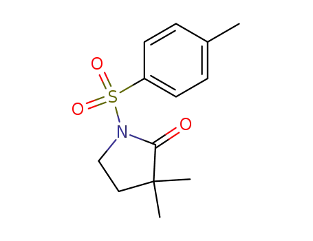 Molecular Structure of 216210-32-1 (3,3-dimethyl-1-tosylpyrrolidin-2-one)