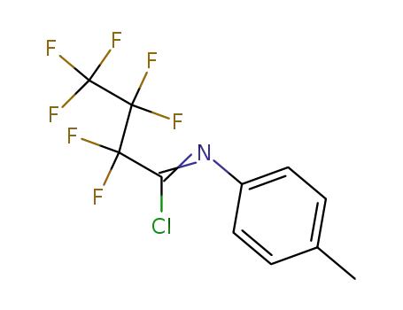 Butanimidoyl chloride, 2,2,3,3,4,4,4-heptafluoro-N-(4-methylphenyl)-