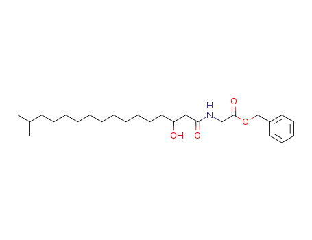 benzyl N-(3-hydroxy-15-methylhexadecanoyl)glycine