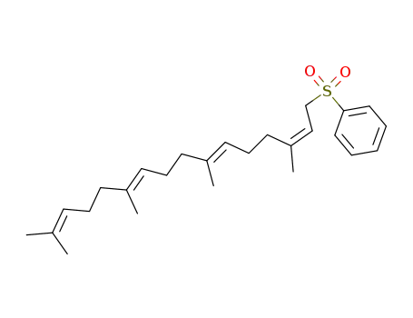 ((2Z,6E,10E)-3,7,11,15-Tetramethyl-hexadeca-2,6,10,14-tetraene-1-sulfonyl)-benzene
