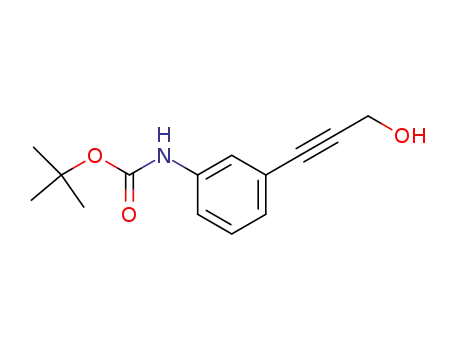 [3-(3-Hydroxy-prop-1-ynyl)-phenyl]-carbamic acid tert-butyl ester