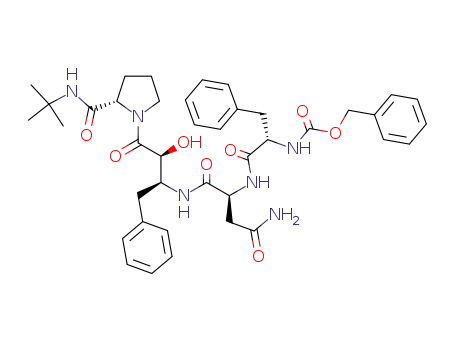 ((S)-1-{(S)-1-[(1S,2S)-1-Benzyl-3-((S)-2-tert-butylcarbamoyl-pyrrolidin-1-yl)-2-hydroxy-3-oxo-propylcarbamoyl]-2-carbamoyl-ethylcarbamoyl}-2-phenyl-ethyl)-carbamic acid benzyl ester