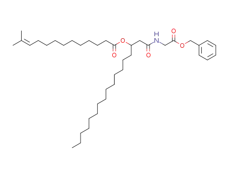 11-Tridecenoic acid, 12-methyl-,
1-[2-oxo-2-[[2-oxo-2-(phenylmethoxy)ethyl]amino]ethyl]pentadecyl ester