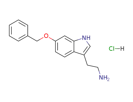 2-(6-benzyloxy-indol-3-yl)-ethylamine; hydrochloride