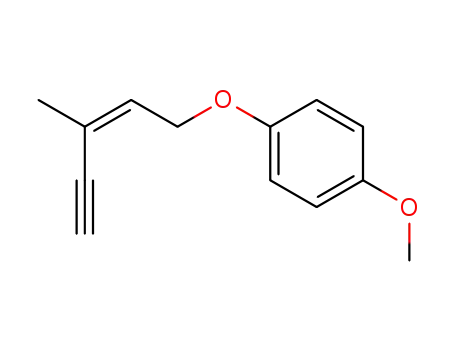 (Z)-(4-methoxyphenoxy)-3-methylpent-2-en-4-yne