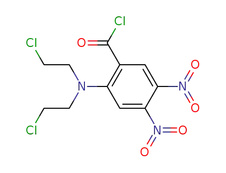 2-[Bis-(2-chloro-ethyl)-amino]-4,5-dinitro-benzoyl chloride
