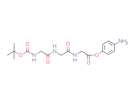 [2-(2-tert-Butoxycarbonylamino-acetylamino)-acetylamino]-acetic acid 4-amino-phenyl ester