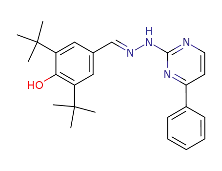 3,5-ditert-butyl-4-hydroxybenzaldehyde (4-phenyl-2-pyrimidinyl)hydrazone