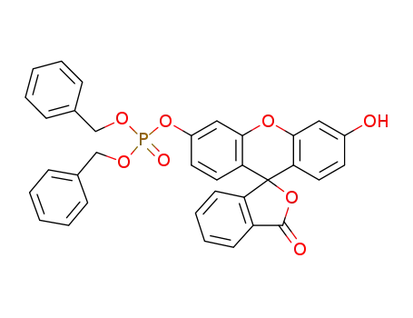 6'-Hydroxy-3'-bis(benzyloxy)phosphoryloxyspiro(isobenzofuran-1(3H),9'-[9H]xanthen)-3-one