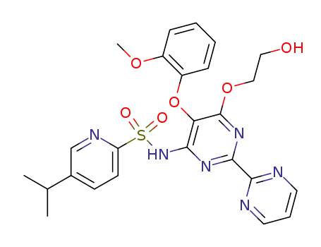 5-isopropyl-pyridine-2-sulphonic acid 6-(2-hydroxy-ethoxy)-5-(2-methoxy-phenoxy)-2,2'-bipyrimidin-4-ylamide