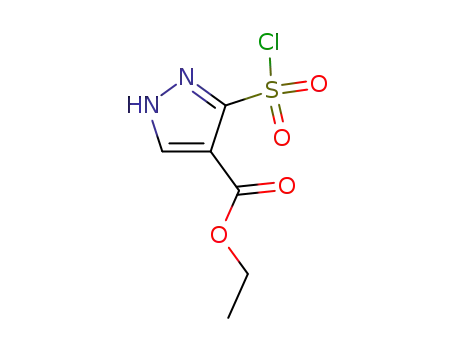 ethyl 5-(chlorosulfonyl)-1H-pyrazole-4-carboxylate
