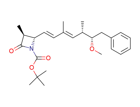 (3S,4S)-N-(tert-butoxycarbonyl)-4-<(1E,3E,5S,6S)-6-methoxy-3,5-dimethyl-7-phenylhepta-1,3-dienyl>-3-methylazetidin-2-one
