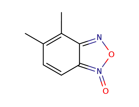 Molecular Structure of 179126-22-8 (2,1,3-Benzoxadiazole,  4,5-dimethyl-,  1-oxide)