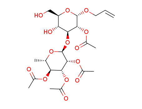 allyl 2-O-acetyl-3-O-(2,3,4-tri-O-acetyl-α-L-rhamnopyranosyl)-α-D-glucopyranoside