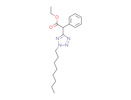 (2-Octyl-2H-tetrazol-5-yl)-phenyl-acetic acid ethyl ester