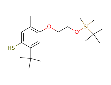 2-tert-Butyl-4-[2-(tert-butyl-dimethyl-silanyloxy)-ethoxy]-5-methyl-benzenethiol
