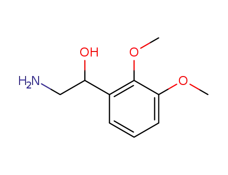Molecular Structure of 17055-25-3 (2-amino-1-(2,3-dimethoxyphenyl)ethanol)