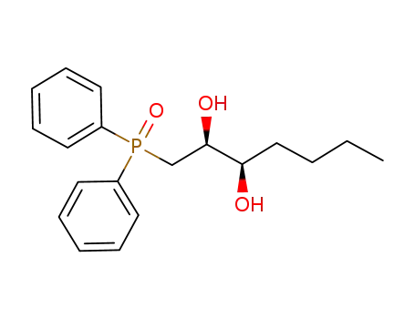 (2S,3R)-1-Diphenylphosphinoylheptane-2,3-diol
