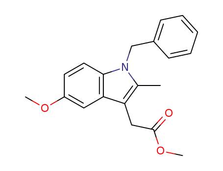 1H-Indole-3-acetic acid, 5-methoxy-2-methyl-1-(phenylmethyl)-, methyl ester