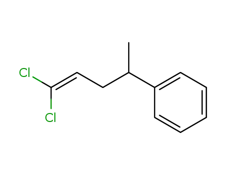 Molecular Structure of 52890-09-2 (1,1-Dichlor-4-phenyl-1-penten)