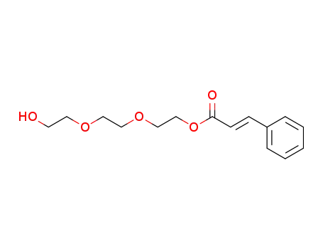 2-Propenoic acid, 3-phenyl-, 2-[2-(2-hydroxyethoxy)ethoxy]ethyl ester,
(E)-