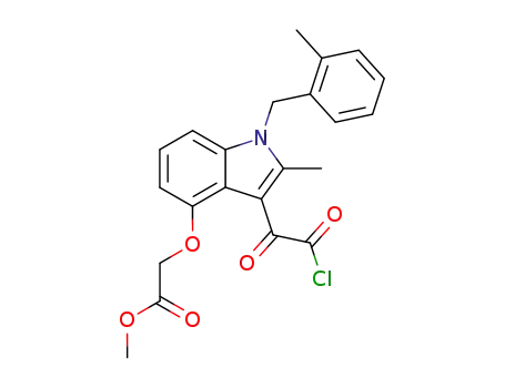 [3-Chlorooxalyl-2-methyl-1-(2-methyl-benzyl)-1H-indol-4-yloxy]-acetic acid methyl ester