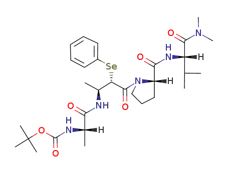 L-Valinamide,
N-[(1,1-dimethylethoxy)carbonyl]-L-alanyl-(2S,3S)-3-amino-2-(phenylsel
eno)butanoyl-L-prolyl-N,N-dimethyl-