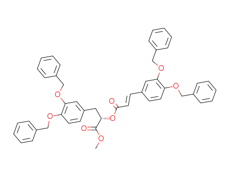 (E)-3-(3,4-Bis-benzyloxy-phenyl)-acrylic acid (S)-2-(3,4-bis-benzyloxy-phenyl)-1-methoxycarbonyl-ethyl ester