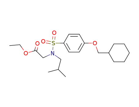 [(4-Cyclohexylmethoxy-benzenesulfonyl)-isobutyl-amino]-acetic acid ethyl ester