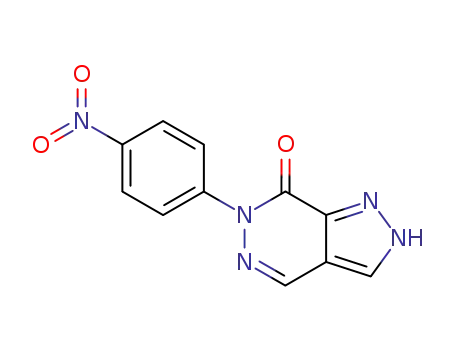6-(p-nitro)phenyl pyrazolo<3,4-d>pyridazin-7(6H)one