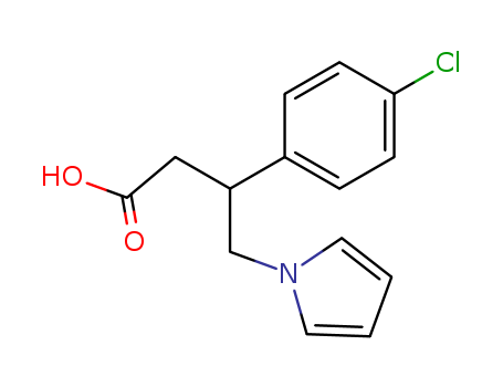 3-(4-chlorophenyl)-4-pyrrol-1-yl-butyric acid