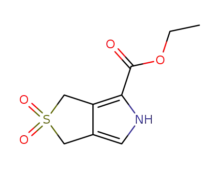 1H-Thieno[3,4-c]pyrrole-4-carboxylic acid, 3,5-dihydro-, ethyl ester,
2,2-dioxide