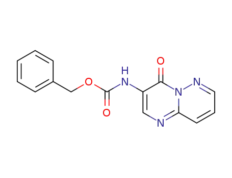 Molecular Structure of 225112-17-4 (3-<(Benzyloxycarbonyl)amino>-4H-pyrimido<1,2-b>pyridazin-4-one)