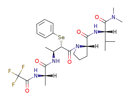 L-Valinamide,
N-(trifluoroacetyl)-L-alanyl-(2S,3S)-3-amino-2-(phenylseleno)butanoyl-L-
prolyl-N,N-dimethyl-