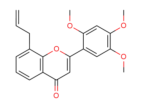 8-Allyl-2-(2,4,5-trimethoxy-phenyl)-chromen-4-one