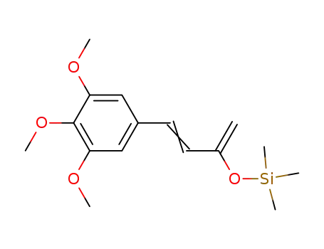 Silane,
trimethyl[[1-methylene-3-(3,4,5-trimethoxyphenyl)-2-propenyl]oxy]-