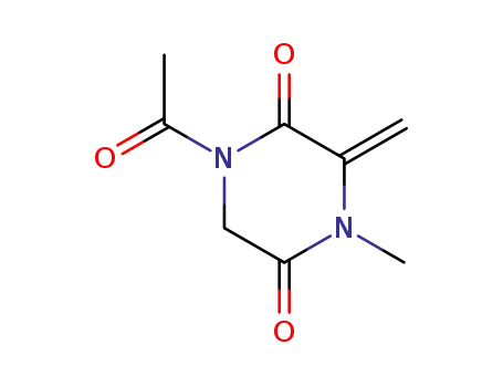 1-(Acetyloxy)-4-methyl-3-methylidenepiperazine-2,5-dione