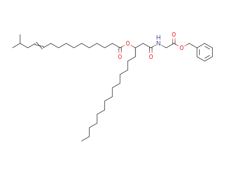 11-Pentadecenoic acid, 14-methyl-,
1-[2-oxo-2-[[2-oxo-2-(phenylmethoxy)ethyl]amino]ethyl]pentadecyl ester