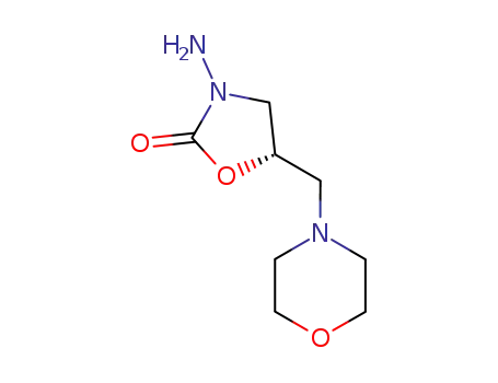 2-Oxazolidinone, 3-amino-5-(4-morpholinylmethyl)-, (5S)-