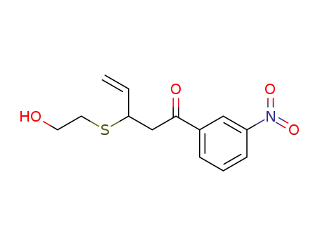 3-(2-Hydroxy-ethylsulfanyl)-1-(3-nitro-phenyl)-pent-4-en-1-one